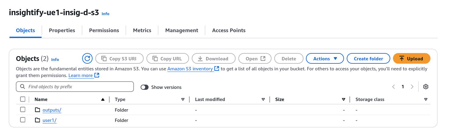 S3 Bucket for Document Ingestion