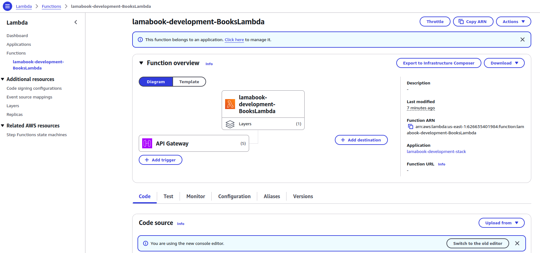 Lambda Function With API Gateway as Trigger