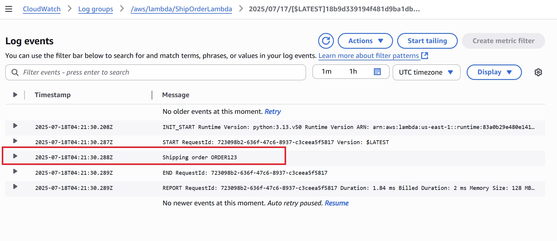 Confirmation For Shipping Order After Successful Payment